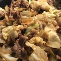 ロン子's cooksnap of when they made 韓国風肉野菜炒め.