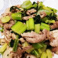 aaaayama's cooksnap of when they made セロリと豚肉の塩胡椒炒め(^^)✨.