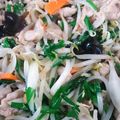 ノッケオ's cooksnap of when they made 生姜たっぷり・肉ニラ炒め。(野菜炒め).