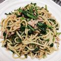 ёdey2upё's cooksnap of when they made 空心菜と豚肉の塩焼きそば.