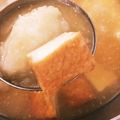 ＊ＡＫＯＲＩ＊'s cooksnap of when they made とろろ団子のお味噌汁☆.
