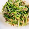 ももちゃんパンダ's cooksnap of when they made もやしと豆苗の梅かつおサラダ.