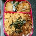 猫まんま☆'s cooksnap of when they made 健康美人☆鯖そぼろの３色丼.
