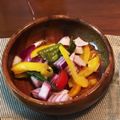 ミナまっきー's cooksnap of when they made トマトとオクラのピクルス風サラダ.
