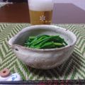 ダイナマイト漆黒's cooksnap of when they made ニラのおひたし.