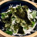 suppa25's cooksnap of when they made 居酒屋風☆海苔とパクチーのサラダ.