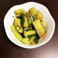 クックFB0PJR☆'s cooksnap of when they made 豆板醤deピリッと　簡単たたききゅうり.