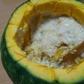 クックM6SD5B☆'s cooksnap of when they made 坊ちゃん南瓜の丸ごと豆乳クリームグラタン.