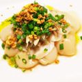 茶々丸330's cooksnap of when they made 蛸と帆立＊和風ガーリックカルパッチョ.