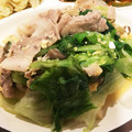 peanut32m's cooksnap of when they made レタスと豚肉の卵炒め.