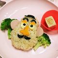 mutsu＊'s cooksnap of when they made ☆ポテトヘッド弁当☆.