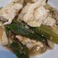 ぴょんキー's cooksnap of when they made オクラと豆腐の煮物☆生姜風味♪.