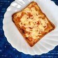 ふたごゆき's cooksnap of when they made ❁白味噌と鮭のチーズトースト❁.