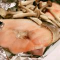 みっくママ's cooksnap of when they made 大葉風味の♪鮭とキノコのホイル焼き.