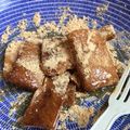 タッキー☆★'s cooksnap of when they made 食パンで☆サクサクきな粉ラスク.