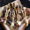 さとっちにゃん's cooksnap of when they made さば缶をのせたチーズトースト.