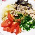たまこかあさん's cooksnap of when they made お手軽♪夏野菜と豚しゃぶのおろし素麺！.