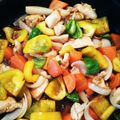 Hamachi_'s cooksnap of when they made 揚げない♪酢鶏.