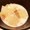 ＊noobuko＊'s cooksnap of when they made 豆乳or牛乳の簡単カブとベーコンのスープ.