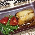 ぽぽきゅ's cooksnap of when they made 鯖の塩焼きに水菜＆トマト♪.