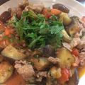のんのん♡♬'s cooksnap of when they made 豚肉と茄子とトマトの大葉味噌炒め.