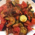 のんのん♡♬'s cooksnap of when they made ズッキーニとトマトとベーコンの炒め物.