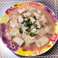 K0A9O0R8U♪'s cooksnap of when they made とろ～り明太あんかけ豆腐.