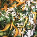 ゆみぱる☆'s cooksnap of when they made 簡単☆えのき茸と人参とピーマンの梅煮.