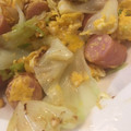yurietti's cooksnap of when they made ウインナーとキャベツの中華風玉子炒め.