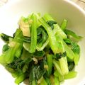2michi's cooksnap of when they made ヘルシー！小松菜のザーサイ和え.