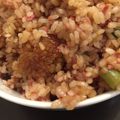 yurietti's cooksnap of when they made ☆炊飯器☆コンビーフの炊き込みピラフ♪.