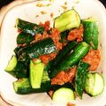 えりたそーん's cooksnap of when they made 材料３つ！梅きゅうり.