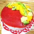 ゆき５'s cooksnap of when they made ❁フレジェ❁フランス版ショートケーキ.