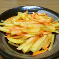 yuhuoba's cooksnap of when they made にんじんとじゃが芋のピリ辛炒め.