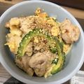 ゆゆ★米粉好き's cooksnap of when they made 厚揚げで簡単！ポテトゴーヤチャンプル.