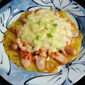 チョミ蔵's cooksnap of when they made キムチーズのじゃがいもピザ.