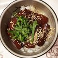 ななママなみ's cooksnap of when they made 簡単♡絶品♡マグロの漬け丼.