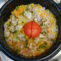 あおくま。's cooksnap of when they made 炊飯器で簡単♡丸ごとトマトの炊き込みご飯.