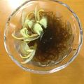ゆすひと's cooksnap of when they made お母ちゃん作♡みょうがの花入りもずく酢♪.