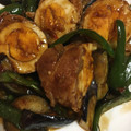 けんけん0801's cooksnap of when they made 夏野菜半熟卵の肉巻きオイスターソース絡め.
