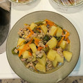 サあヤ's cooksnap of when they made １人前塩分1g 豚肉とジャガイモの炒め煮.