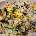 食パンダ's cooksnap of when they made ツナ&ワカメのネギたま炒飯.