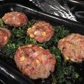 natsumi_y's cooksnap of when they made 絶品のおばけハンバーグ＊ミートローフ＊.