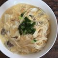 tahiuu's cooksnap of when they made 体リセット☆もずくと梅の卵スープ.