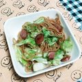 まぶたん's cooksnap of when they made キャベツとソーセージのレモンパスタ.