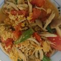 おむこさん's cooksnap of when they made オクラとトマトの卵炒め.