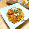 YUH♡ママ's cooksnap of when they made トマトジュースで*鶏と厚揚の和風トマト煮.