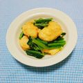 まあまま☆0403's cooksnap of when they made 鶏むね肉の酢炒め♪簡単小松菜と.