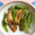 ankotetu's cooksnap of when they made 万願寺唐辛子と竹輪炒め焼肉味.