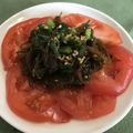 アンドーナツ☆'s cooksnap of when they made 島もずくの塩ダレ和えトマト添え.